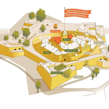 Jufa Hotel Kronach - Festung Rosenberg Εξωτερικό φωτογραφία